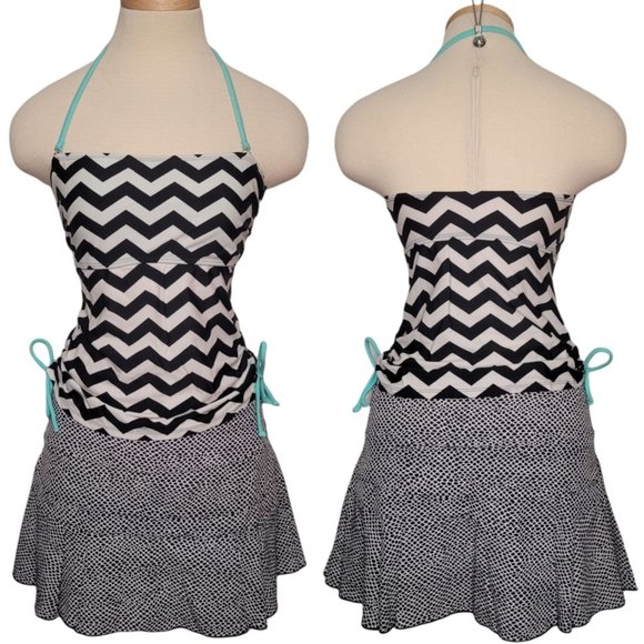 Hula Honey Tankini Halter Swim Top - Picture 1 of 10